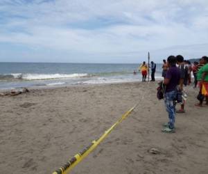 El joven ahogado había llegado a Tela en una excursión desde Santa Cruz de Yojoa.
