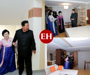 Kim Jong Un entregó personalmente la vivienda a la presentadora de noticias que ha trabajado con su partido por más de 50 años.
