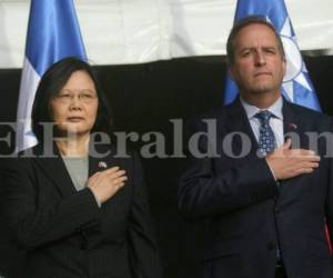 La Presidenta Tsai Ing-wen aterrizó en la base aérea Enrique Soto Cano, en Palmerola, Comayagua. Fotos: Johny Magallanes