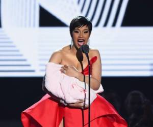 Cardi B aparece en el escenario de los Premios MTV a los Videos Musicales, el lunes 20 de agosto del 2018 en el Radio City Music Hall en Nueva York.