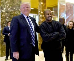 Donald Trump y Kanye West ya han tenido encuentros personales. (AFP)