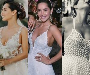 Carmen Villalobos lució tres hermosos vestidos durante su boda con Sebastián Caicedo, a quien el sábado le juró amor eterno en Cartagena de Indias, Colombia. Foto: Instagram.