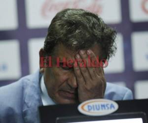 Jorge Luis Pinto no pudo llevar a Honduras al Mundial Rusia 2018. (Foto: Neptalí Romero / Grupo Opsa)