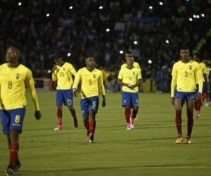 La FEF, que en principio no había difundido los nombres de los sancionados, indicó que con la sanción 'sienta un muy severo precedente para futuras convocatorias' de jugadores a la tricolor ecuatoriana. (AFP)