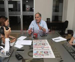 Durante una amplia conversación, el alcalde Nasry Asfura compartió con el equipo de periodistas de EL HERALDO su plan de trabajo para este 2019. (Foto: El Heraldo)