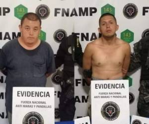 Aarón Enoc Rodríguez Sauceda (22) fue detenido en la colonia La Flor, mientras que Tommy Aldair Andino Solorzano (21) fue capturado en la colonia San Juan del Norte. Fotos: FNAMP