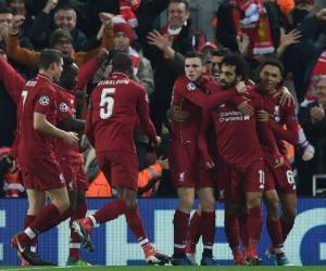 Al Liverpool sólo le bastaba la victoria para meterse entre los mejores 16 de Europa. Foto/AFP