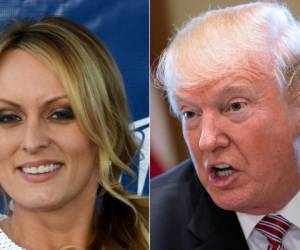 El viernes publicaron documentos judiciales que señalan por primera vez directamente al presidente de haber efectuado pagos a Karen McDougal, una modelo de Playboy, y a Stormy Daniels, una actriz pornográfica. Foto: AFP