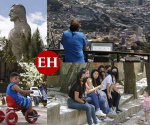 Unos en bicicleta y otros caminando, así disfrutaron los capitalinos la vista y la sombra de los árboles del parque El Picacho este Jueves Santo.La cámara de El Heraldo los captó relajándose y olvidándose de la preocupación para divertirse sanamente. FOTOS: David Romero/EL HERALDO