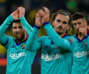 Lionel Messi jugó los últimos treinta minutos con el Barcelona en el partido con el Borussia. Foto:AFP