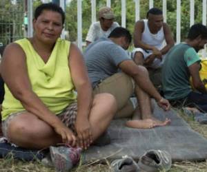 María Colíndres Ortega, viaja junto a la caravana de migrantes. Foto: Encarni Pindado