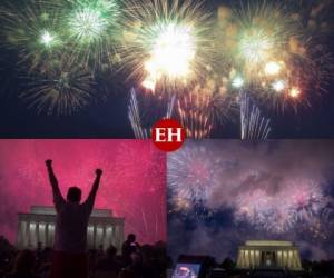 Las 10 fotografías de la espectacular celebración de la independencia de Estados Unidos. Foto: AFP/AP.