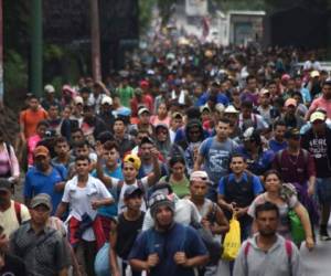 El grupo pedirá al izquierdista López Obrador que resuelva la situación de miles de migrantes que llevan meses varados en la frontera sur. Foto: AFP.