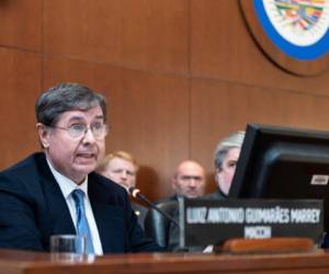 Luiz Antonio Guimarães presentó el quinto informe ante el Consejo Permanente de la Organización de Estados Americanos (OEA).