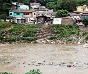 El río Grande o Choluteca es la principal amenaza para cientos de capitalinos. Foto: Johny Magallanes