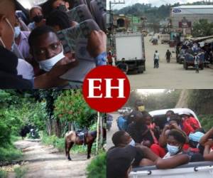 Por la zona boscosa, donde solo unos pocos viven y solo los aldeanos conocen... así ingresan al territorio hondureño los migrantes haitianos. La Policía conoce cada punto de ingreso, pero con 100 agentes es difícil interceptarlos a lo largo de los casi 300 kilómetros de frontera, porque “cuando estamos en un punto ciego ellos entran por otro y así van”, comentó un uniformado a EL HERALDO. FOTOS: Alex Pérez/EL HERALDO