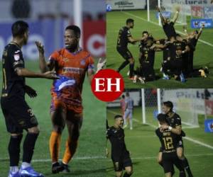 El Motagua se clasificó a las semifinales del Torneo Apertura 2021 al vencer 3-1 a los Lobos UPNFM en el partido de vuelta del repechaje disputado en el Estadio Nacional. En una noche de fiesta para la afición azul, las Águilas lograron clasificar nuevamente a la ronda de los cuatro mejores, en la cual conocerán en las próximas horas a su rival. A continuación te mostramos como se vivió el pase motagüense en la cancha del coloso capitalino. Fotos: Alex Pérez | EL HERALDO