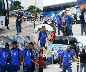 La Selección Nacional de Honduras viajó este martes a Martinica para disputar la tercera fecha de la Liga de Naciones de Concacaf con una nómina de 18 futbolistas. Foto: EL HERALDO.