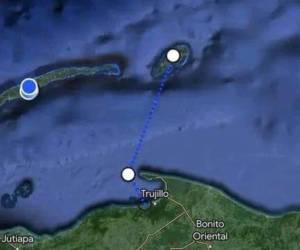 El trayecto de la embarcación era desde Trujillo hasta la isla de Guanaja, según se conoció.