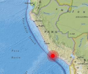 El epicentro del terremoto fue en la zona sur de Perú y fue sentido en Lima. Foto; Cortesía Twitter