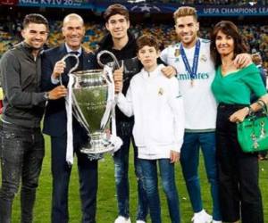 La familia de Zidane siempre lo acompañó en cada paso de su carrera como DT del Real Madrid.