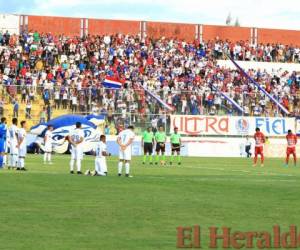 Así le rindieron homenaje a Juan Carlos García en el estadio Carlos Miranda de Comayagua. (Fotos: Ronal Aceituno / Grupo Opsa)