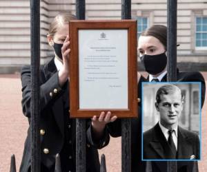 Comunicado oficial del Palacio de Buckingham anunciando la muerte del príncipe Felipe, duque de Edimburgo. FOTO: AFP