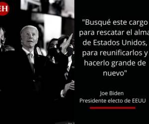 El presidente número 46 de los Estados Unidos se dirigió a la nación desde su sede en Wilmington, Delaware.