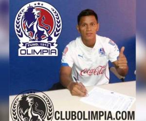 Bryan Moya es el primer refuerzo del Olimpia (Foto: Twitter de Olimpia)