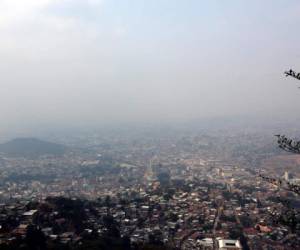 La capital de Honduras ha permanecido durante varios días bajo una capa de humo.