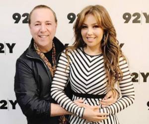 Thalía y Tommy Mottola cumplirán en diciembre 17 años casados. Foto Instagram