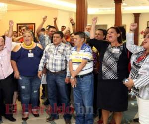 Los trabajadores de los sistemas de Salud y Educación decidieron rechazar la propuesta de socializar la Ley de Reestructuración. Foto: Eduardo Elvir/EL HERALDO