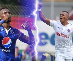 Primer juego de la semifinales del fútbol de Honduras entre Olimpia y Motagua. Foto: El Heraldo