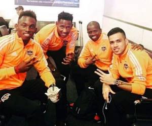 Alberth Elis, Romell Quioto, Boniek García y José Escalante han sido compañeros en el Houston Dynamo de la MLS.