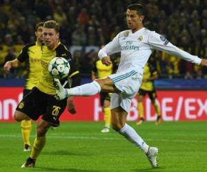 Cristiano Ronaldo anotó dos goles en el duelo ante el Borussia Dortmund. (AFP)