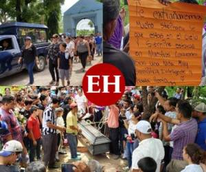 La ciudad de Choluteca se vistió de luto por la muerte de la niña Estefany Yolany Quiroz de tan solo 11 años de edad, víctima de un tiroteo en esa zona de Honduras. Foto: Gissela Rodríguez/ EL HERALDO