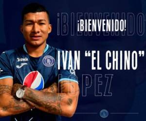 De esta manera el Motagua le daba la bienvenida a su nuevo fichaje. Foto: Cortesía Motagua