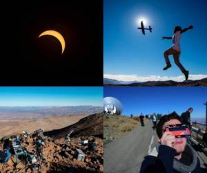 Un nuevo eclipse total de sol se divisó este 2 de julio en varios países del cono sur, principalmente Chile y Argentina. Foto: AFP