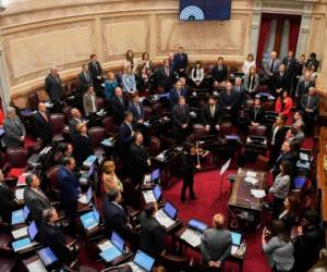 La sesión comenzó en horas de la mañana y se espera un largo debate. Foto: Agencia AFP