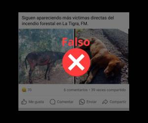 Captura de pantalla a una publicación de Facebook realizada el 21 de marzo de 2024.