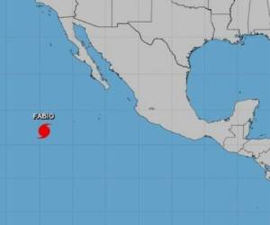 Fabio tenía vientos máximos sostenidos de 150 kilómetros por hora (90 millas por hora) para este miércoles por la tarde, informó el Centro Nacional de Huracanes de Estados Unidos. Foto NOAA