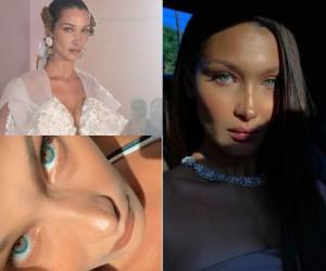 El rostro de Bella Hadid es el más 'perfecto' del mundo, según reveló un estudio. La modelo ha sido elegida como la mujer más hermosa del mundo. Fotos: Instagram.