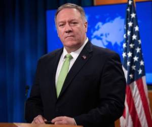 Mike Pompeo, jefe de la diplomacia de Estados Unidos. Foto: Agencia AFP.