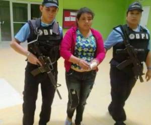 La detenida responde al nombre de Karla Xiomara Orellana Ramos, de 34 años de edad. (Foto: DPI)