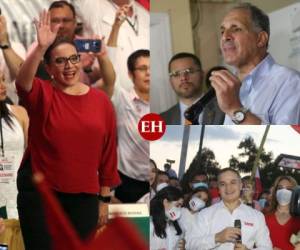 Los partidos Nacional, Liberal y Libre se posicionan como los más fuertes para las próximas elecciones generales. Foto: El Heraldo