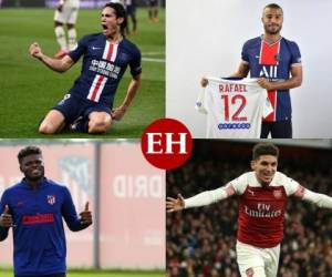 El mercado de transferencias de verano ha llegado a su fin y en su último día los giros sorprendentes y los bombazos no pudieron faltar, en donde movimientos como el intercambio entre Arsenal y Atlético Madrid por Torreira y Thomas, las compras de última hora del PSG o la ansiada llegada de Cavani al Manchester United fueron lo más destacado en el tramo final. Fotos: Twitter y AFP