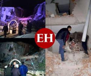 Un terremoto de al menos 6.8 grados de magnitud remeció el viernes el este de Turquía, causando la muerte de por lo menos 14 personas, heridas a más de 300 y el derrumbe de algunos edificios, en los que hay varias personas atrapadas, informaron autoridades. (Fotos: AP/AFP)