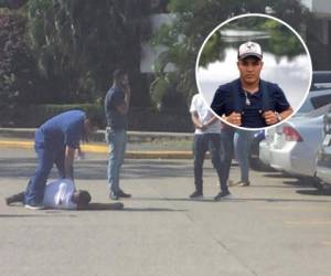 El incidente ocurrió en el parqueo de una universidad privada de San Pedro Sula.