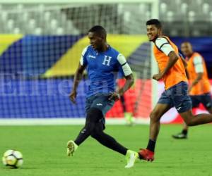 Brayan Beckeles sería de la partida de Jorge Luis Pinto en la Selección de Honduras para enfrentar a México en los cuartos de final de la Copa Oro 2017. (Fotos: Ronal Aceituno / Grupo Opsa)