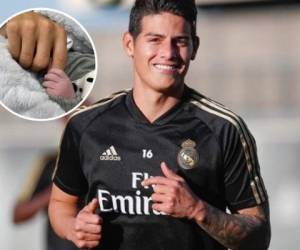 El futbolista colombiano James Rodríguez hizo oficial el anuncio del nacimiento de su segundo hijo.